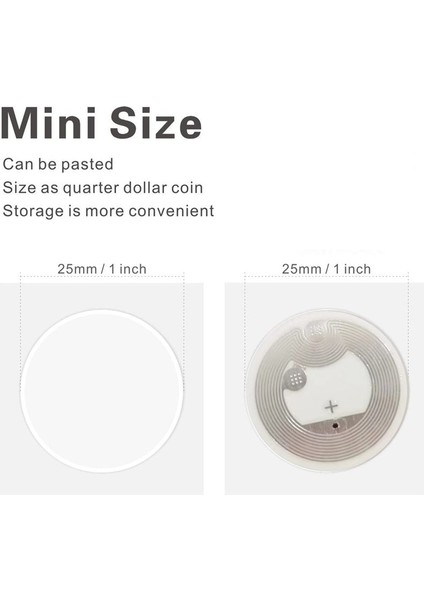 100PCS Nfc NTAG216 Çıkartma NTAG216 Nfc Etiketler Nfc 216 Tag NTAG216 Nfc Kartlar 13.56MHZ Nfc Etiket Etiketleri 888 Bytes Bellek (Yurt Dışından) modelleri