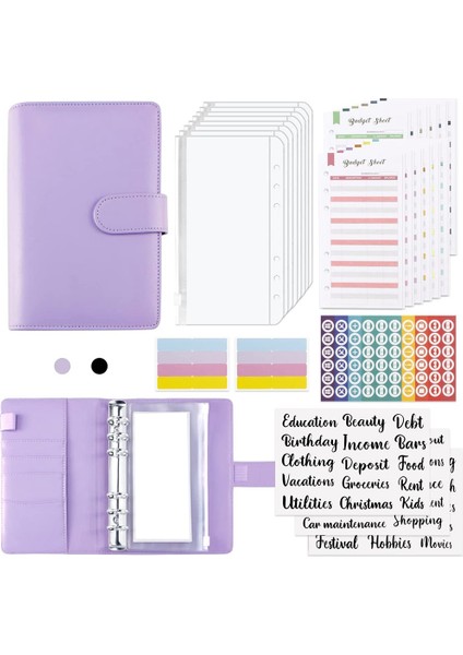 Bütçe Bağlayıcı, Bütçeleme Için Para Organizatör Nakit Zarfları, Fermuar Zarfları ile Bütçe Bağlayıcı, Para Tasarrufu Planlayıcısı Için (Yurt Dışından)