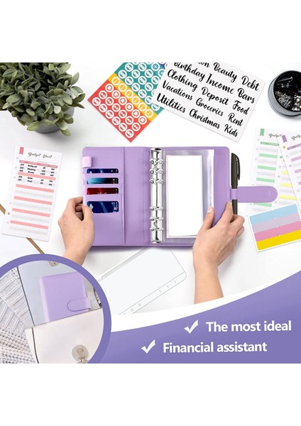 Bütçe Bağlayıcı, Bütçeleme Için Para Organizatör Nakit Zarfları, Fermuar Zarfları ile Bütçe Bağlayıcı, Para Tasarrufu Planlayıcısı Için (Yurt Dışından) fiyatları