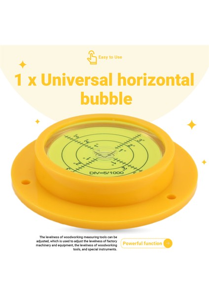 Yuvarlak Su Terazisi, 90X17MM Yüksek Hassasiyetli Dairesel Su Terazisi (Yurt Dışından) fırsatları