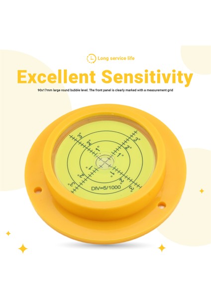 Yuvarlak Su Terazisi, 90X17MM Yüksek Hassasiyetli Dairesel Su Terazisi (Yurt Dışından) indirimleri