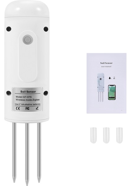 Tuya Zigbee Kablosuz Toprak Nem Ölçer Sıcaklık Nem Test Cihazı (Yurt Dışından)