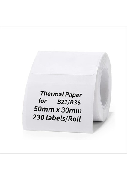 Etiket Maker Bant 50X30MM Su Geçirmez Çıkartma 230 Kağıt Etiketleme B21/B3S Lable Yazıcı Için Kendi Kendine Yapışkanlı Değiştirme (Yurt Dışından) fiyatları
