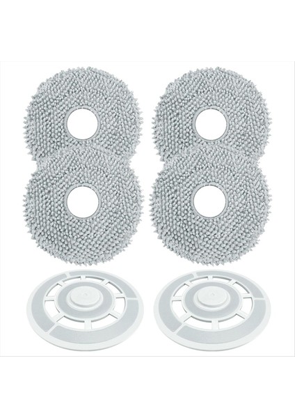 Q/P10 Robot Süpürge Aksesuarları Kiti Yedek Parçaları Için Braketli Paspas Bezi Pedi (Yurt Dışından)