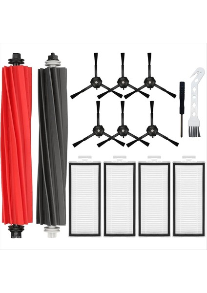 Q5 Max+/ Duoroller+/q5 Pro/q5 Pro+/q8 Max/ Q8 Max+ Robot Süpürge, Ana Fırça Hepa Filtresi Için Yedek Kitler (Yurt Dışından)