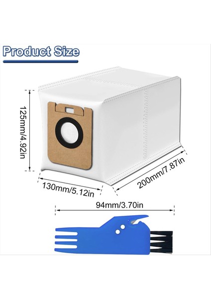 Z10 PRO/L10 PLUS/D10 PLUS/D10S Plus Robot Için Elektrikli Süpürge Toz Torbası Aksesuarları (Yurt Dışından) modelleri