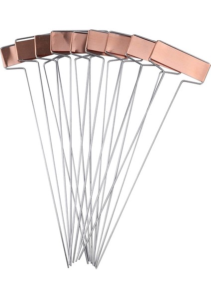 30 Paket 10 Inç Yüksek Bakır Plaka Metal Bitki Etiketleri Bahçe Kazık Etiketleri Yeniden Kullanılabilir Ekim Bahçecilik Işaretleri (Yurt Dışından) modelleri