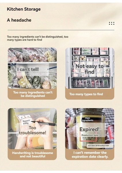 Nıımbot B21/B1/B203/B3S Için Dondurulmuş Etiket Kağıdı Mutfak/dondurucu Dolabı Için Düşük Sıcaklıklara Dirençli (Yurt Dışından) fiyatları