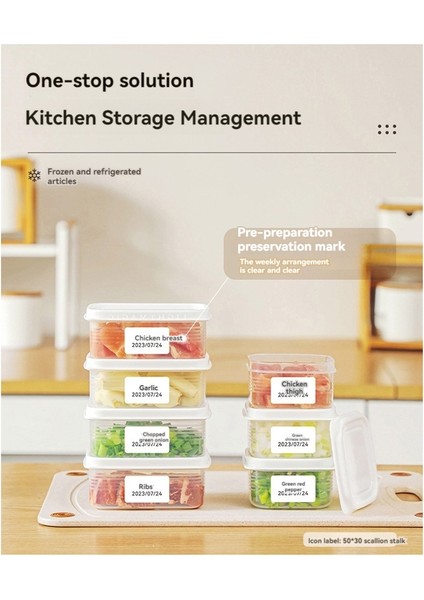 Nıımbot B21/B1/B203/B3S Için Dondurulmuş Etiket Kağıdı Mutfak/dondurucu Dolabı Için Düşük Sıcaklıklara Dirençli (Yurt Dışından) indirimleri