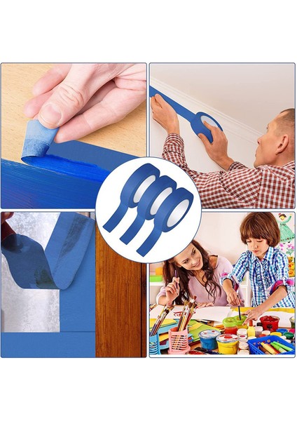 10 Rulo Mavi Boyacı Bandı Duvar Güvenli Boya Bandı 1,2 Inç x 55 Yard (Yurt Dışından) indirimleri