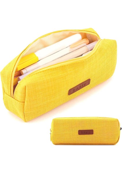 Öğrenci Kalem Çantası Değişim Çantası Kozmetik Çanta Ofis Kırtasiye Depolama Çantası Gençlik Okulları Zencefil Sarı (Yurt Dışından) fiyatları