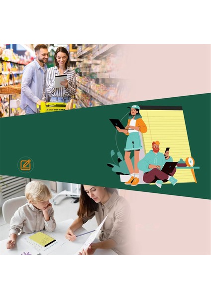 Sarı Not Defterleri 5x8 Not Defterleri, 8 Paket Küçük Not Defterleri Iş Için Delikli (Yurt Dışından) fiyatları