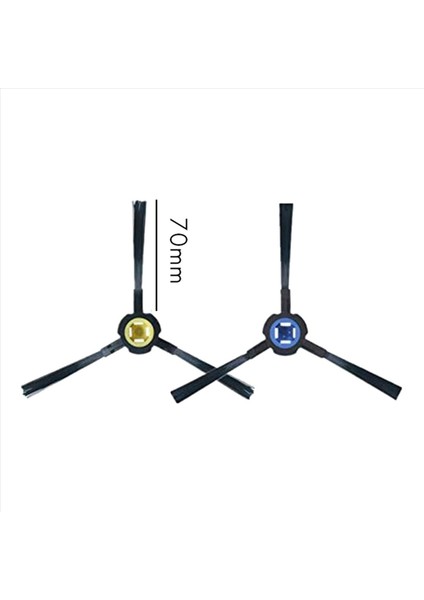 V8S X750 X785 V80 Robot Süpürge Parçaları, Hepa Filtreleri, Yan Fırça ile Uyumlu 2x Yedek Parça (Yurt Dışından) modelleri