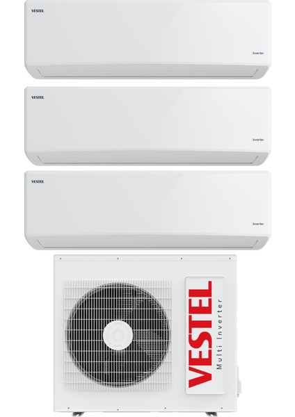 Flora Doğa Plus Ac 9+9+12 27000 BTU Multi Inverter Klima
