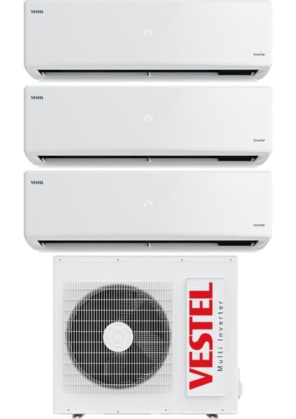 Flora Doğa Plus Ac 9+9+12 27000 BTU Multi Inverter Klima