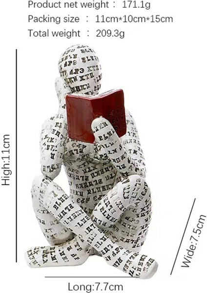 Okuma Kadın Heykelcik Pulpası Kadın Okuma Kitaplık Dekoru Okuma Oturma Odası Kitaplık Için Kadın Heykel Süslemesi (07) (Yurt Dışından) fırsatları