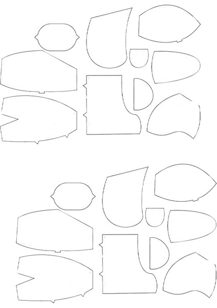 Hafıza Ayısı Dikiş Deseni, 10&15 Inç Hafıza Ayısı Şablon Cetvel Seti (Yurt Dışından)