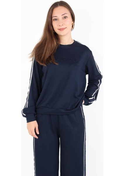 2691 Rajp Rajp Kolu Alt Kenarları Yazılı O Yaka Osho Takım