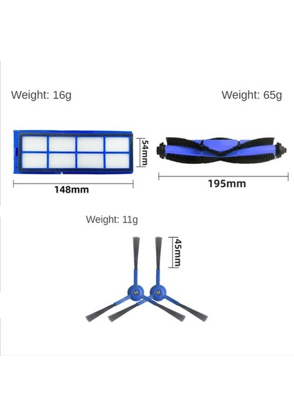Robovac L70 Robot Süpürge Için Ana Fırça Yan Temizleme Yedek Aksesuarları (Yurt Dışından) fırsatları