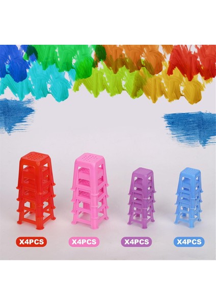 16 Adet Tuval Boyama Standları, Atlamayan Plastik Mini Tutucular (Yurt Dışından) fiyatları