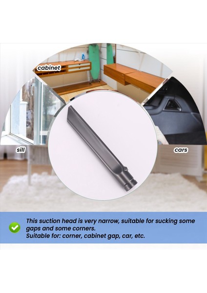 1 Adet Elektrikli Süpürge Aksesuarları Için Düz Başlık Emiş DC35 DC45 DC58 DC59 DC62 V6 Fırça (Yurt Dışından) indirimleri