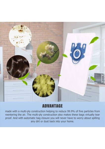 Gn 3D Elektrikli Süpürge Komple C3, C2, Klasik C1, S400, S600, S800, S2, S5, S8 Için 10 Adet Toz Torbası (Yurt Dışından) fiyatları