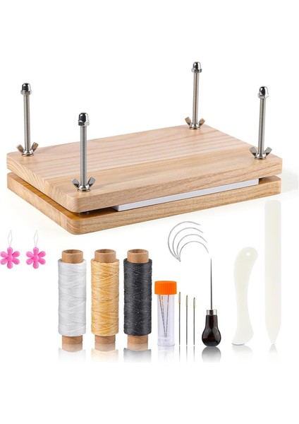 Kitap Basın, Kitap Bağlama Kitleri, Kitap Yapma Malzemeleri, Yeni Başlayanlar Için Kitap Bağlama Kiti Dıy 7.9X11.6 Inç Için (Yurt Dışından)