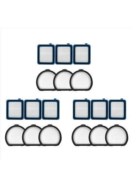 PF91 Serisi 5ebf / 5btf 6bwf Bork V800 Egzoz Filtresi Toz Kablosuz Dikey Süpürge Parçaları Için 9x (Yurt Dışından)