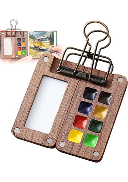 Seyahat Boya Paleti, Mini Suluboya Boya Seti, Taşınabilir Boya Paleti (Yurt Dışından) fırsatları