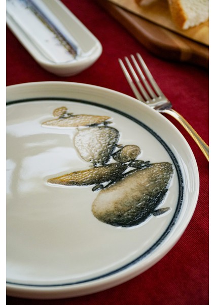 Kayra 16 Parça 6 Kişilik Porselen Kahvaltı Takımı