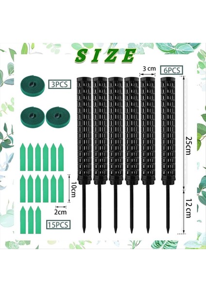 Monstera Kafes, Yosun Çubuğu, 6 Adet Bitki Kazığı, Kapalı Bitkiler Hindistancevizi, Bitki Hissesi, Yosun Direği, Tırmanma Yardımı (Yurt Dışından) modelleri