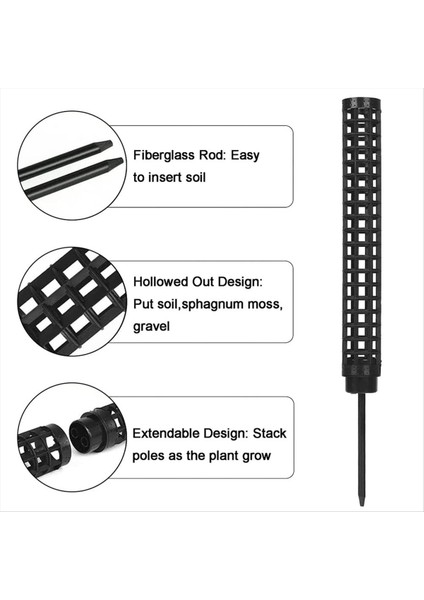 Monstera Kafes, Yosun Çubuğu, 6 Adet Bitki Kazığı, Kapalı Bitkiler Hindistancevizi, Bitki Hissesi, Yosun Direği, Tırmanma Yardımı (Yurt Dışından) indirimleri