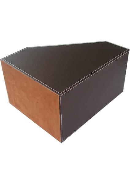 Pu Deri Masaüstü Dosya Klasörü Organizatör ve Belge Dosyası Stand Dergileri Dergisi Tutucu Rafı 2 Yuva (Kahverengi) (Yurt Dışından) fırsatları