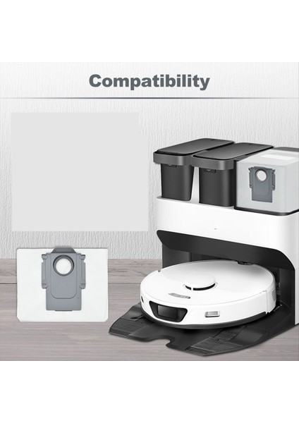 S8 Pro Ultra, S8+, S7 Maxv Ultra/max Robot Süpürge Için 6'lı Toz Torbası 2,5 L Yedek Parçalar (Yurt Dışından) fiyatları