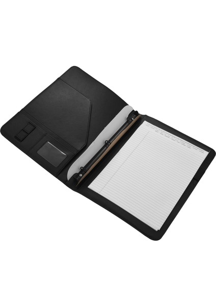 A4 Deri 3 Yüzük Portföy Bağlayıcı Iş Binder Padfolio Röportaj ve Işletme Için Defter Ped ile (Yurt Dışından) fiyatları