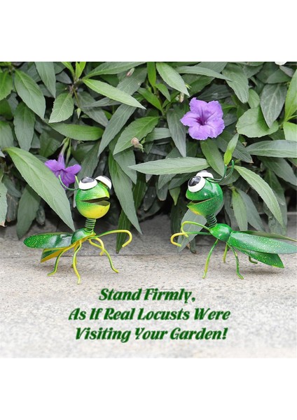 Böcek Metal Duvar Sanatı, 3D Keçiboynuzu Metal Duvar Heykeli, Dış Duvar Dekoru Çit Dekorasyonu 2 Bahçe Seti Için (Yurt Dışından) indirimleri