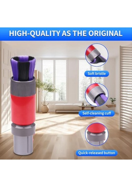 V15 V12 V11 V10 V7 V8 Elektrikli Süpürge Detaylı Temizlik Kiti Için Çizilmez Toz Alma Fırçası Seti ile Garip Alan Aracı (Yurt Dışından) modelleri