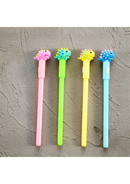 4pcs/set Sevimli Parlak Jel Kalem Kırtasiye Sevimli Kawaii Işık Kalemleri Okul Ofis Malzemeleri (Yurt Dışından) modelleri