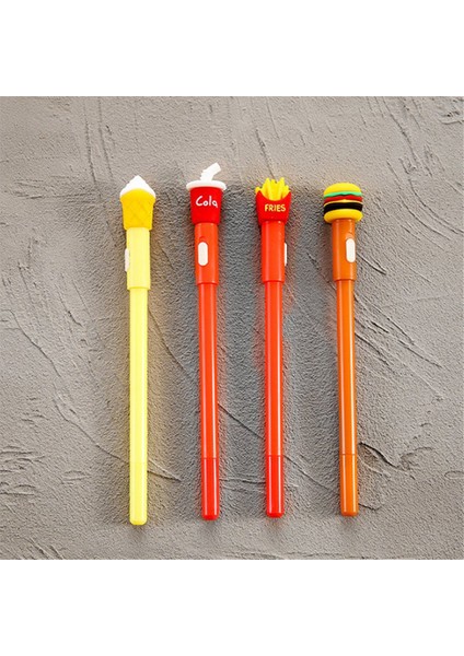 4pcs/set Sevimli Parlak Jel Kalem Kırtasiye Sevimli Kawaii Işık Kalemleri Okul Ofis Malzemeleri (Yurt Dışından) fırsatları