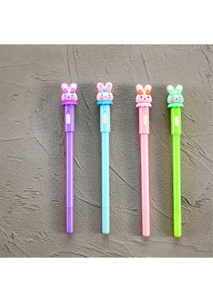 4pcs/set Sevimli Parlak Jel Kalem Kırtasiye Sevimli Kawaii Işık Kalemleri Okul Ofis Malzemeleri (Yurt Dışından) indirimleri