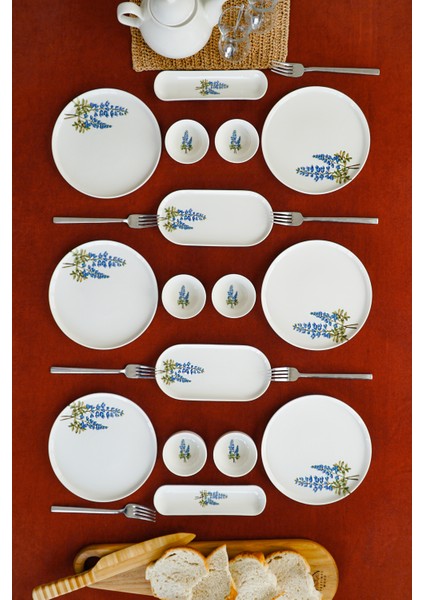 Hazeran 16 Parça 6 Kişilik Porselen Kahvaltı Takımı fiyatları