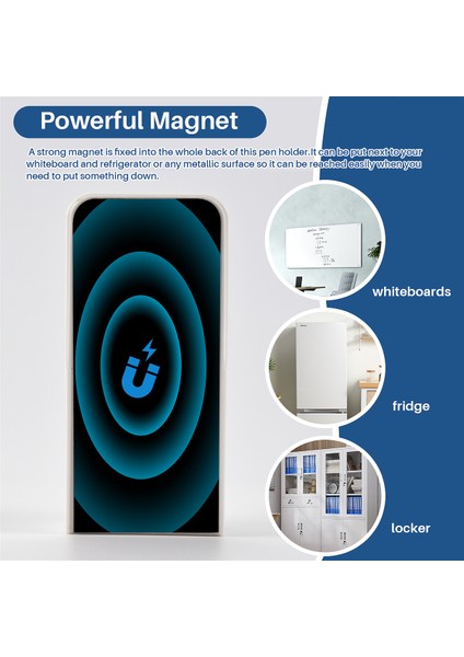 Manyetik Marker Tutucu, Beyaz Tahta Veya Buzdolabı Için Kalem Tutucu, Okul Için Mıknatıs Kalem Kupası, Ofis, Ana Sayfa 2 Paket (Yurt Dışından) indirimleri