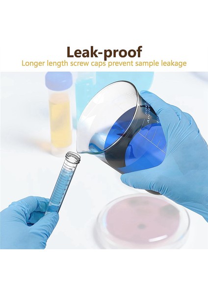 Konik Santrifüj Tüpü - 15ML Santrifüj Tüpleri, 25 Adet Steril Tüp (Yurt Dışından) indirimleri