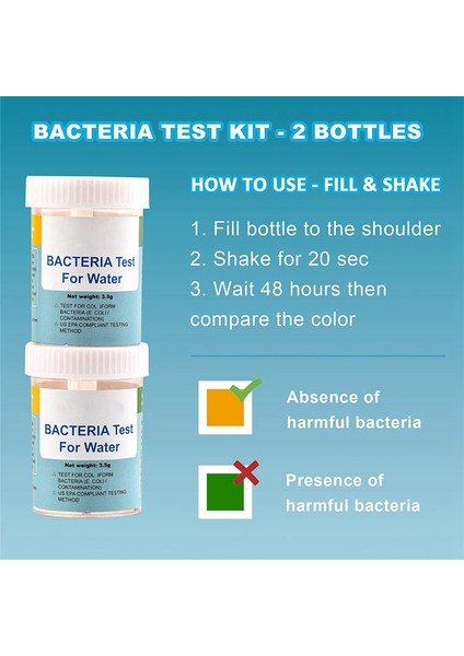 Ev Için 17&#39;si 1 Arada Eksiksiz Su Testi Kiti, 100 Şerit + 2 Içme Suyu Için Su Testi Kiti Kolay Test, Ph, Kurşun (Yurt Dışından) indirimleri