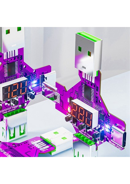 2 Pd3.1 28V Hızlı Protokol Şarj Tetik Yasalı Voltmetre Qualcomm Qc Pd 5V 9V 12V 15V 20V Tetik Voltaj Dedektörü (Yurt Dışından) indirimleri