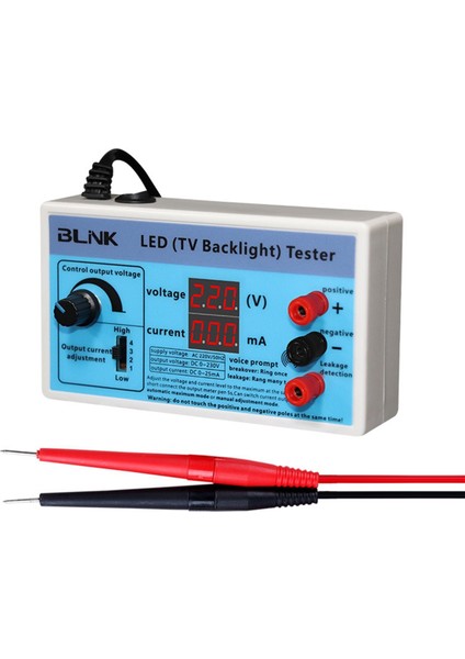 Bink Tv Backlight Tester Metre 0-230V Çıkış Çok Amaçlı LED Lamp Strıp Bonda Test Ölçüm Teftiş Aracı Ab Fişi (Yurt Dışından)