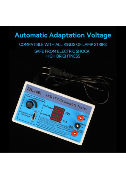 Bink Tv Backlight Tester Metre 0-230V Çıkış Çok Amaçlı LED Lamp Strıp Bonda Test Ölçüm Teftiş Aracı Ab Fişi (Yurt Dışından) fırsatları