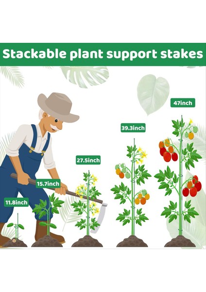 28 Adet Bitki Bahisleri Ayarlanabilir Bitki Destek Çubukları, 28 Halkalı Bitki Destek Bahisleri ve Saksı Bitkileri Için 14 Bağlantı Fakültesi (Yurt Dışından) fiyatları