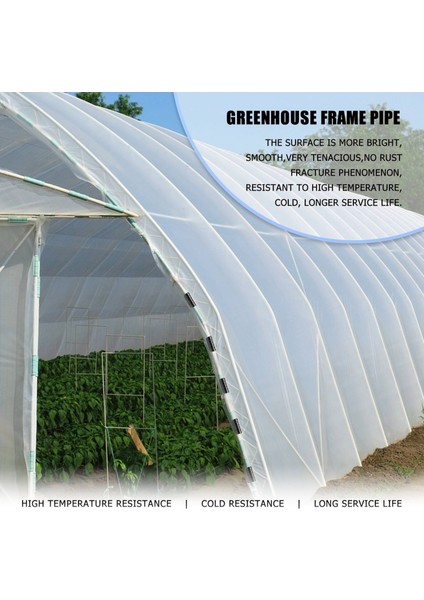 50PCS Siyah Sera Plastik Film Çerçeve Boru ve Film Klip Kelepçesi Konektör Kiti Bahçe Aracı 20MM (Yurt Dışından) indirimleri