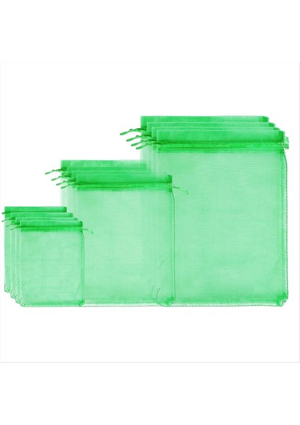 150PCS Meyve Koruma Çantaları 3 Boyutlar Meyve Örtüsü Için Meyve Ağ Torbaları Örgü Çanta Bahçe Çantaları Drawstring ile (Yurt Dışından)